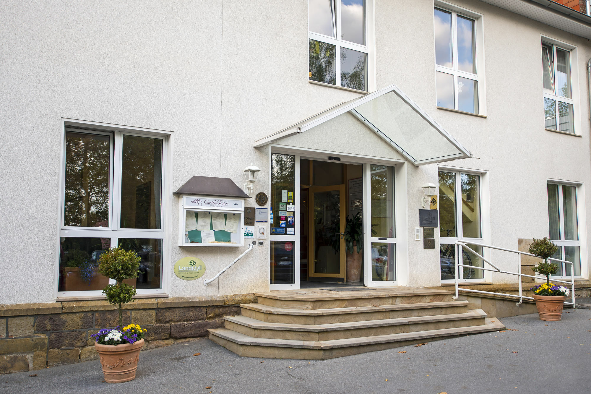 Landidyll Hotel Zum Freden Bad Iburg Exterior foto